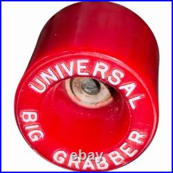 Vintage 1970's Universal Big Grabber Skateboard Wheels With OG Bearings