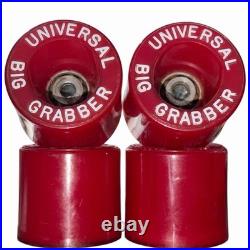 Vintage 1970's Universal Big Grabber Skateboard Wheels With OG Bearings