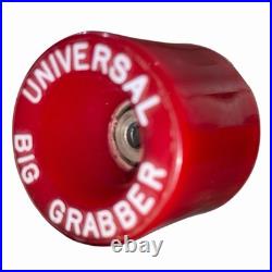 Vintage 1970's Universal Big Grabber Skateboard Wheels With OG Bearings
