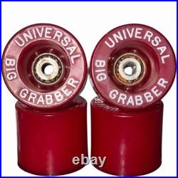 Vintage 1970's Universal Big Grabber Skateboard Wheels With OG Bearings