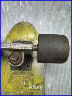 Vintage 1970s Aluminum Metal Deck SKATEBOARD with Bennett Pro Trucks & wheels Vintage 1970s Aluminum Metal Deck SKATEBOARD with Bennett Pro Trucks & wheels