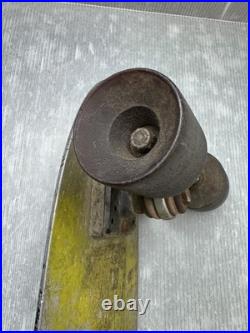 Vintage 1970s Aluminum Metal Deck SKATEBOARD with Bennett Pro Trucks & wheels