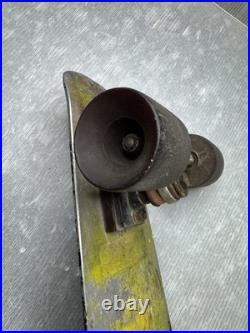 Vintage 1970s Aluminum Metal Deck SKATEBOARD with Bennett Pro Trucks & wheels