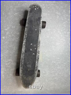 Vintage 1970s Aluminum Metal Deck SKATEBOARD with Bennett Pro Trucks & wheels