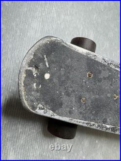 Vintage 1970s Aluminum Metal Deck SKATEBOARD with Bennett Pro Trucks & wheels