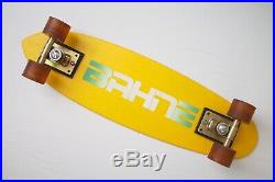 Vintage 1970s Bahne Skateboard Yellow Deck Da Kine Cadillac Wheels Retro Classic