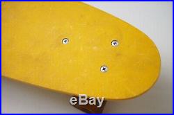 Vintage 1970s Bahne Skateboard Yellow Deck Da Kine Cadillac Wheels Retro Classic