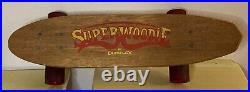 Vintage 1970s Duraflex Super Woodie Wooden Skateboard California USA