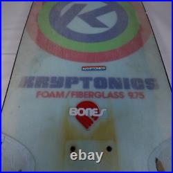 Vintage 1970s Kryptonics Foam/Fiberglass Skateboard 9.75