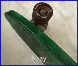 Vintage 1970s Pro Line by Roller Sports Inc. Translucent Green Skateboard USA
