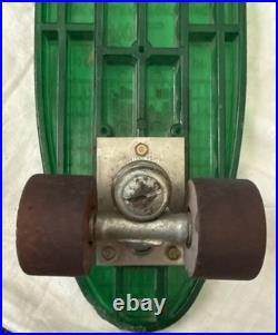 Vintage 1970s Pro Line by Roller Sports Inc. Translucent Green Skateboard USA