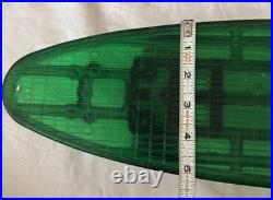 Vintage 1970s Pro Line by Roller Sports Inc. Translucent Green Skateboard USA