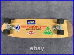 Vintage 1970s Sims Lonnie Toft Model Skateboard LAZER Trucks Kryptonics Wheels