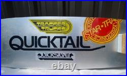 Vintage 1977 Quicksilver Skateboard (1st Edition) with Original Tracker Trucks