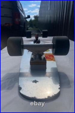 Vintage 1977 Quicksilver Skateboard (1st Edition) with Original Tracker Trucks