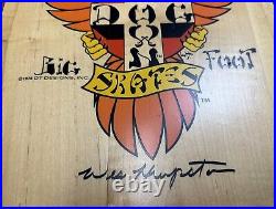 Vintage 1978 Rare Dog Town Wes Humpston Big Foot Skateboard Reproduction