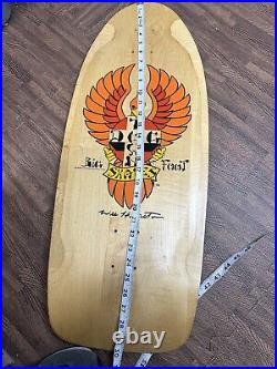 Vintage 1978 Rare Dog Town Wes Humpston Big Foot Skateboard Reproduction
