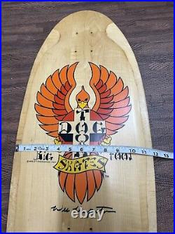 Vintage 1978 Rare Dog Town Wes Humpston Big Foot Skateboard Reproduction