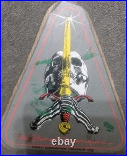 Vintage 1979 Powell Peralta Skateboard With Vintage SIMS SNAKE WHEELS Vintage 1979 Powell Peralta Skateboard With Vintage SIMS SNAKE WHEELS