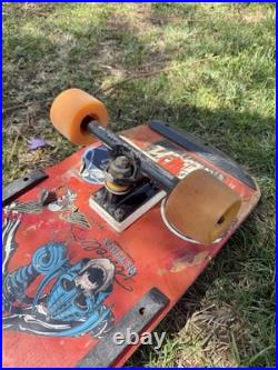 Vintage 1980 Powell Peralta Skull & Sword Complete Thunder Trucks Rat Bones NMB