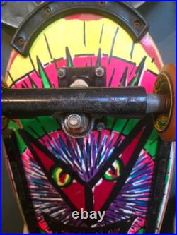 Vintage 1980's 1985 Variflex XP Series Skateboard Awesome Graphics