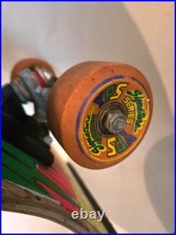 Vintage 1980's 1985 Variflex XP Series Skateboard Awesome Graphics