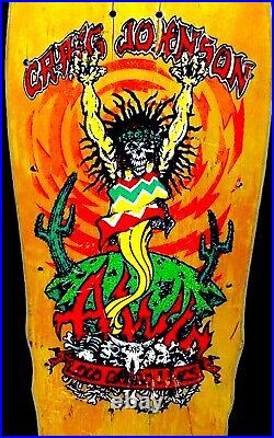 Vintage 1980's Alva Craig Johnson Rasta Loco Gringo Original Not A Reissue