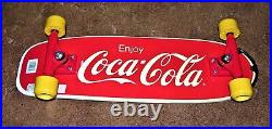 Vintage 1980's Coca-cola Promo Skateboard In Original Box
