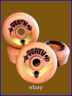 Vintage 1980's Death Skateboard Wheels 62mm 94A Powell Peralta Santa Cruz SMA