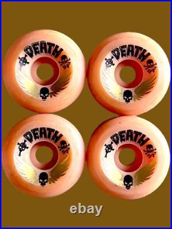 Vintage 1980's Death Skateboard Wheels 62mm 94A Powell Peralta Santa Cruz SMA