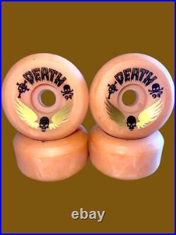 Vintage 1980's Death Skateboard Wheels 62mm 94A Powell Peralta Santa Cruz SMA