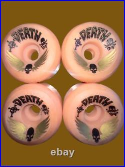 Vintage 1980's Death Skateboard Wheels 62mm 94A Powell Peralta Santa Cruz SMA
