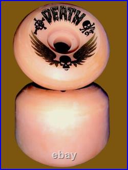 Vintage 1980's Death Skateboard Wheels 62mm 94A Powell Peralta Santa Cruz SMA