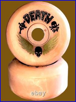 Vintage 1980's Death Skateboard Wheels 62mm 94A Powell Peralta Santa Cruz SMA