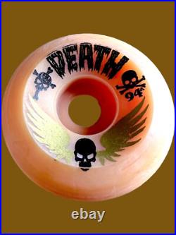 Vintage 1980's Death Skateboard Wheels 62mm 94A Powell Peralta Santa Cruz SMA