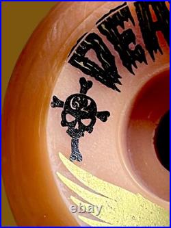 Vintage 1980's Death Skateboard Wheels 62mm 94A Powell Peralta Santa Cruz SMA