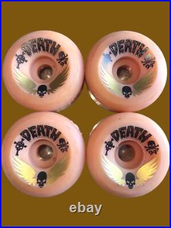 Vintage 1980's Death Skateboard Wheels 62mm 94A Powell Peralta Santa Cruz SMA