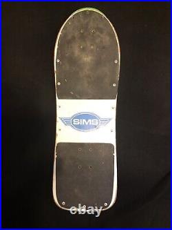 Vintage 1980's Jeff Phillips Sims skateboard deck