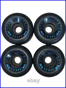 Vintage 1980's Santa Cruz OJ II Street Razor Skateboard Wheels NOS Black