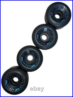 Vintage 1980's Santa Cruz OJ II Street Razor Skateboard Wheels NOS Black