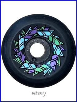 Vintage 1980's Santa Cruz OJ II Street Razor Skateboard Wheels NOS Black