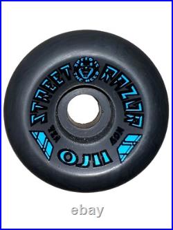 Vintage 1980's Santa Cruz OJ II Street Razor Skateboard Wheels NOS Black