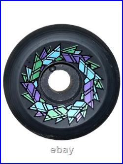 Vintage 1980's Santa Cruz OJ II Street Razor Skateboard Wheels NOS Black