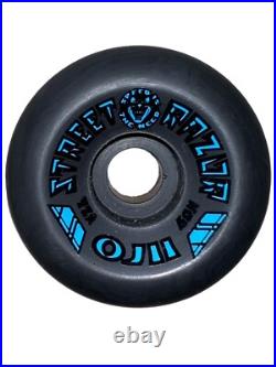 Vintage 1980's Santa Cruz OJ II Street Razor Skateboard Wheels NOS Black