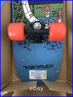 Vintage 1980's Variflex 8 Series Skateboard In Box 6 Trucks- Jack The Ripper