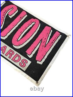 Vintage 1980's Vision Skateboard Banner/ 47 x 24 / One Sided/ Collectors Item