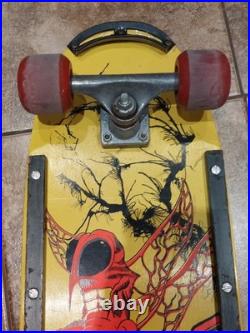 Vintage 1980s Dominion Firefly Retro Complete Old School Skateboard Variflex DSC