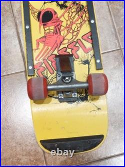 Vintage 1980s Dominion Firefly Retro Complete Old School Skateboard Variflex DSC