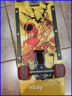 Vintage 1980s Dominion Firefly Retro Complete Old School Skateboard Variflex DSC