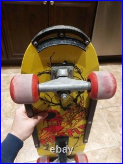 Vintage 1980s Dominion Firefly Retro Complete Old School Skateboard Variflex DSC